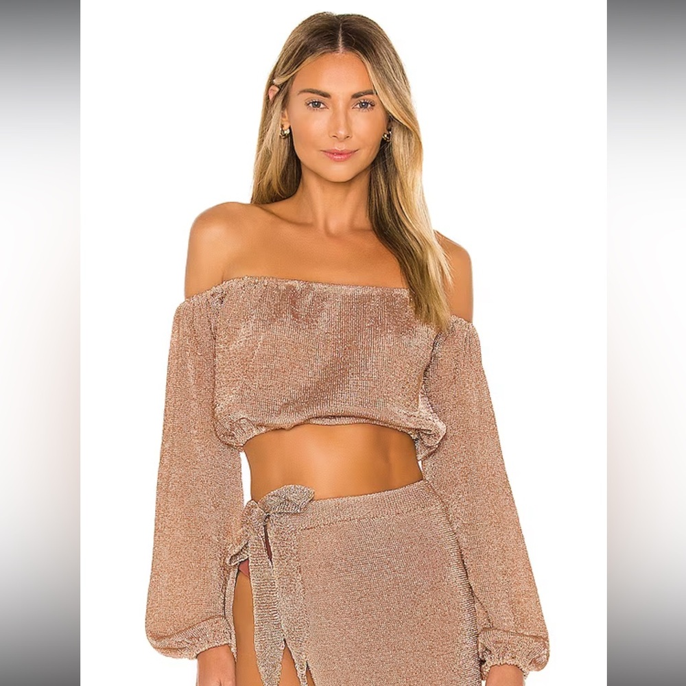 Nayelli Top in Gold